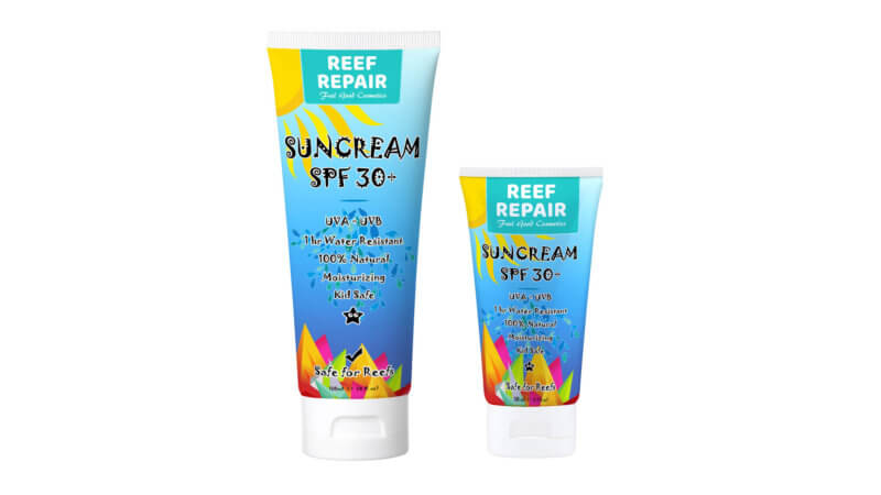 Reef Repair Sun Cream 50ml 120ml Spf30 Reef Safe Moisturising Kid Safe All Natural Sunscreen